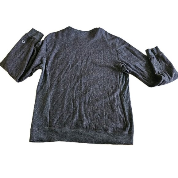 Champion x Wood Wood Sweatshirt Mens XL Heathered Gray LS Made In Italy Preppy - Picture 15 of 16